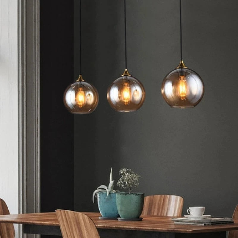 Nordic Modern Led Pendant Lamp Restaurant Bar