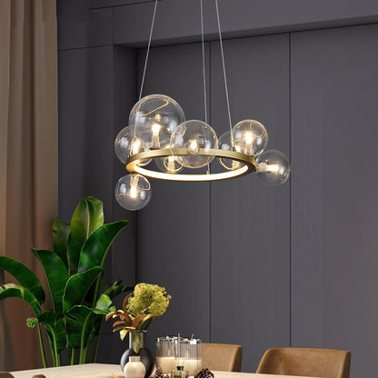 Chandeliers For Dining Room Clear Glass