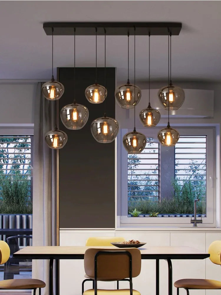 Nordic Glass Pendant Light Creative Personality