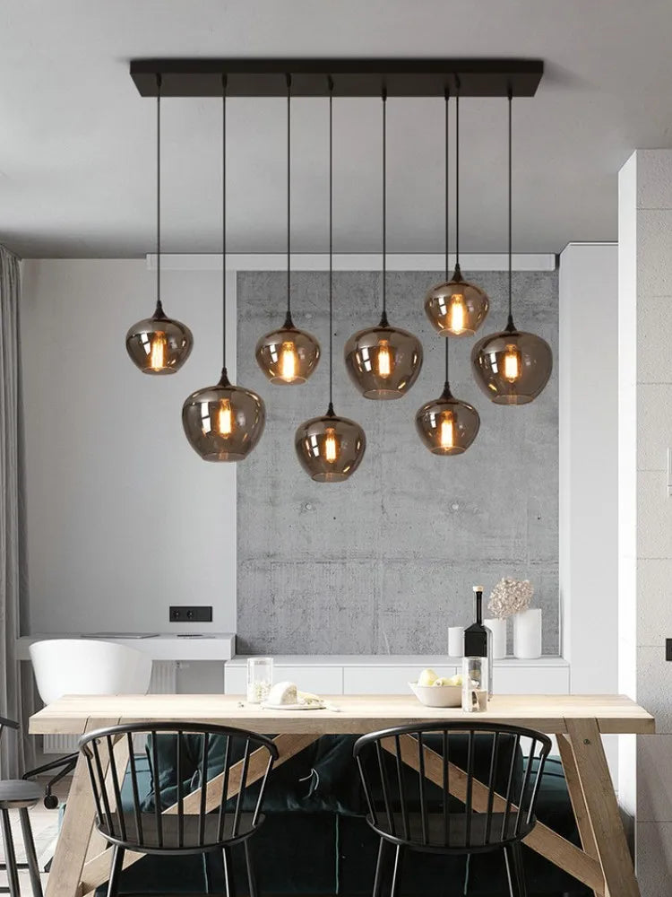 Nordic Glass Pendant Light Creative Personality