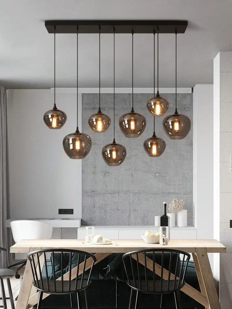 Nordic Glass Pendant Light Creative Personality