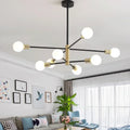 Modern Nordic Sputnik Black Chandeliers LED