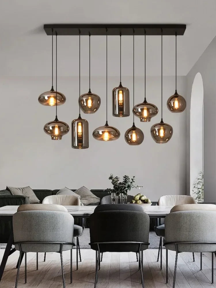 Nordic Glass Pendant Light Creative Personality